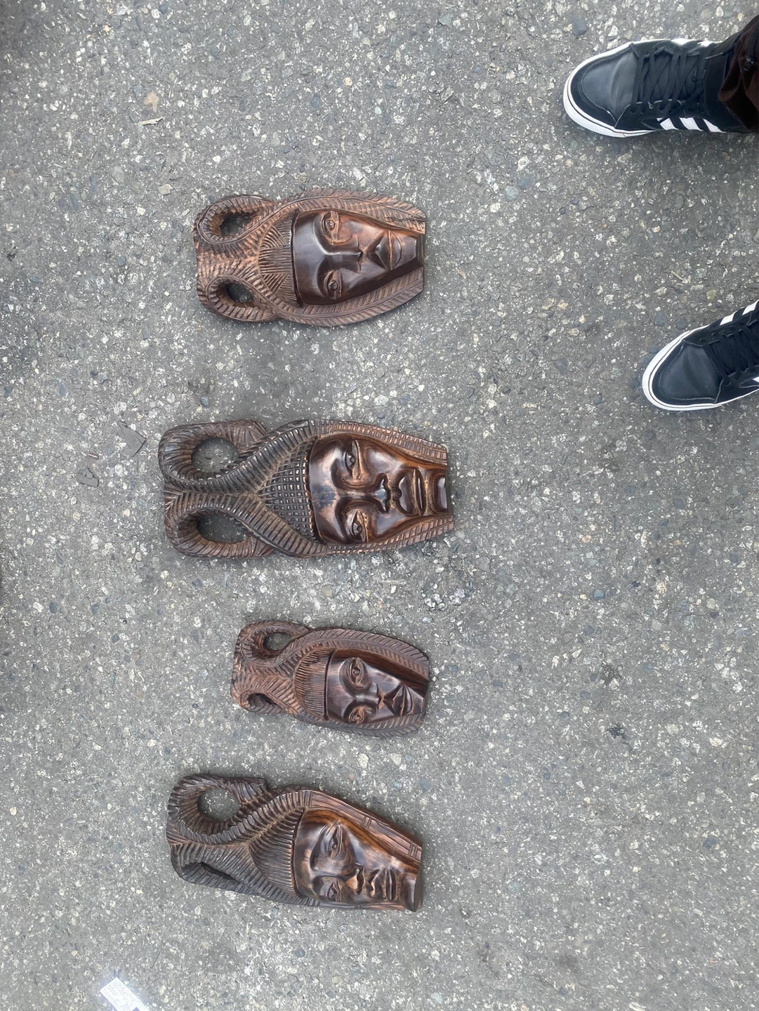 African wood carvings