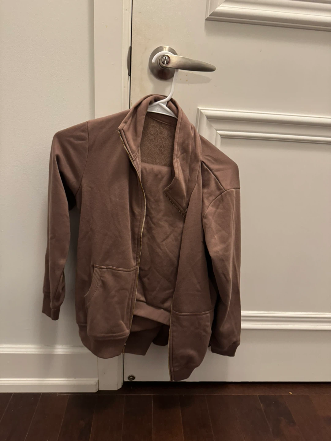 United Colors of Benetton Nightwear and Brown Fleece Zip-Up Set