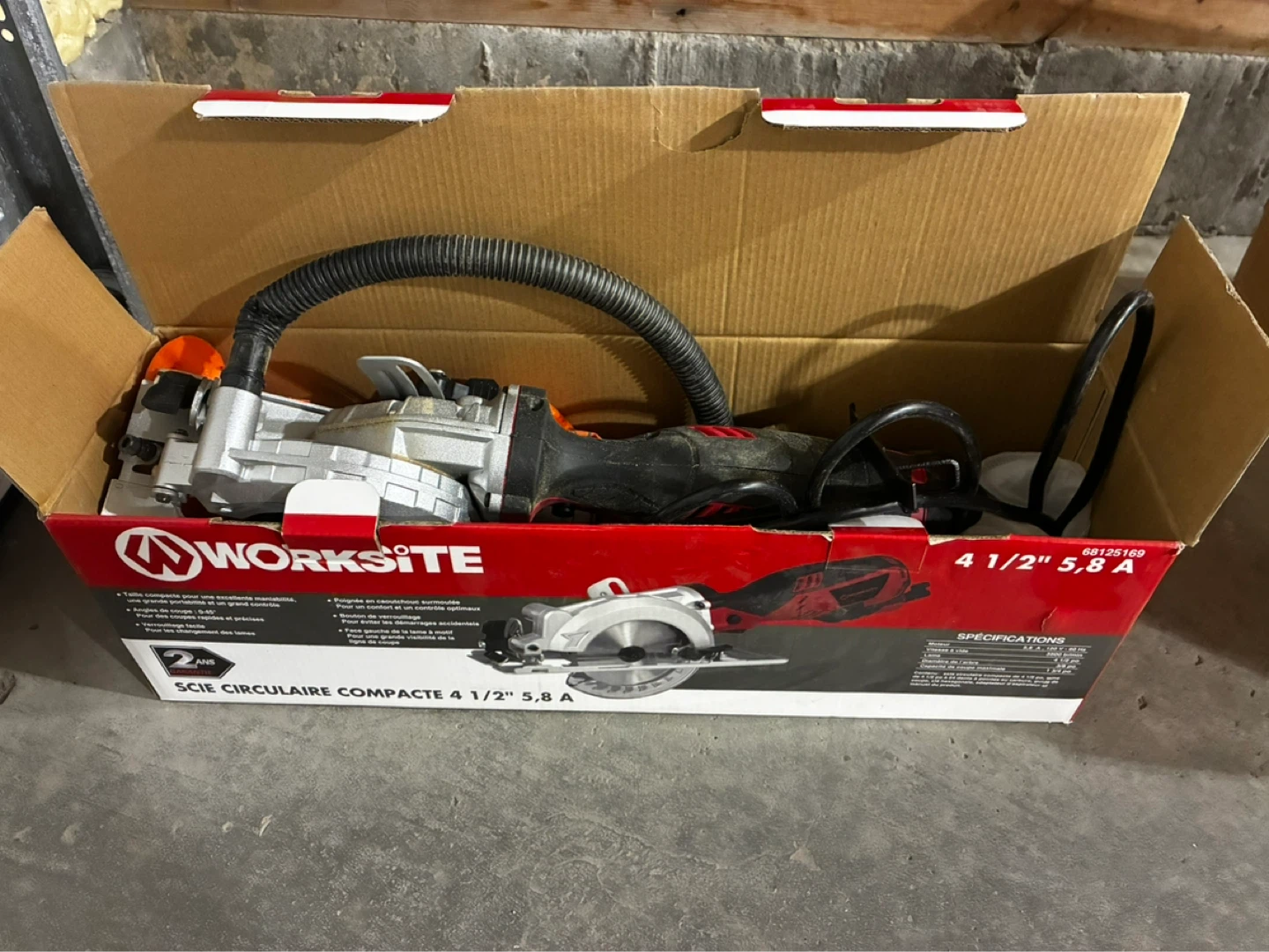 Worksite Compact Circular Saw 4 1/2"