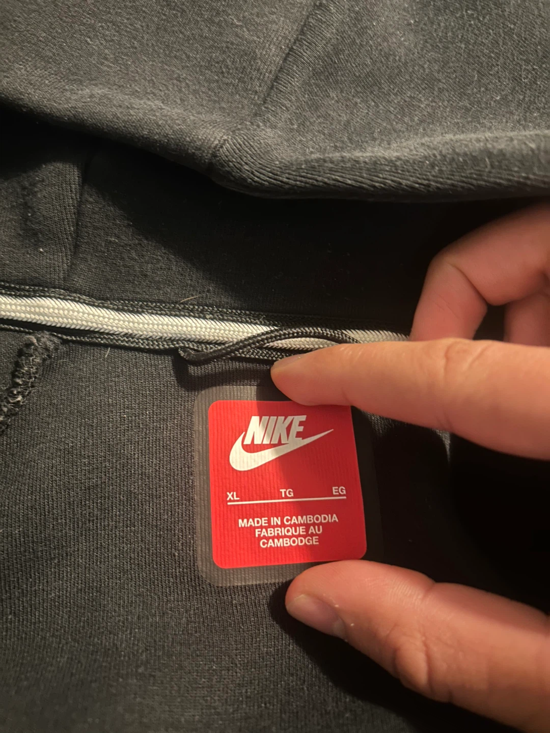 Nike Tech Fleece Full Zip Hoodie XL Black - photo 2