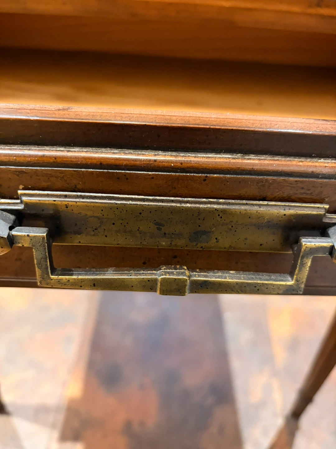 Vintage 1940s American of Chicago Roll Top Secretary Glass Hutch - photo 5