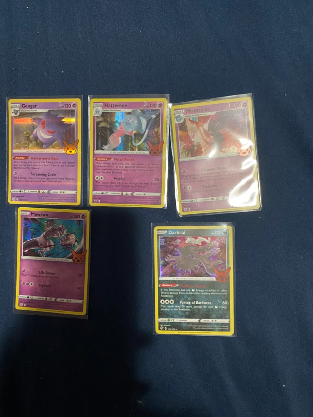 Halloween limited edition Pokemon Cards