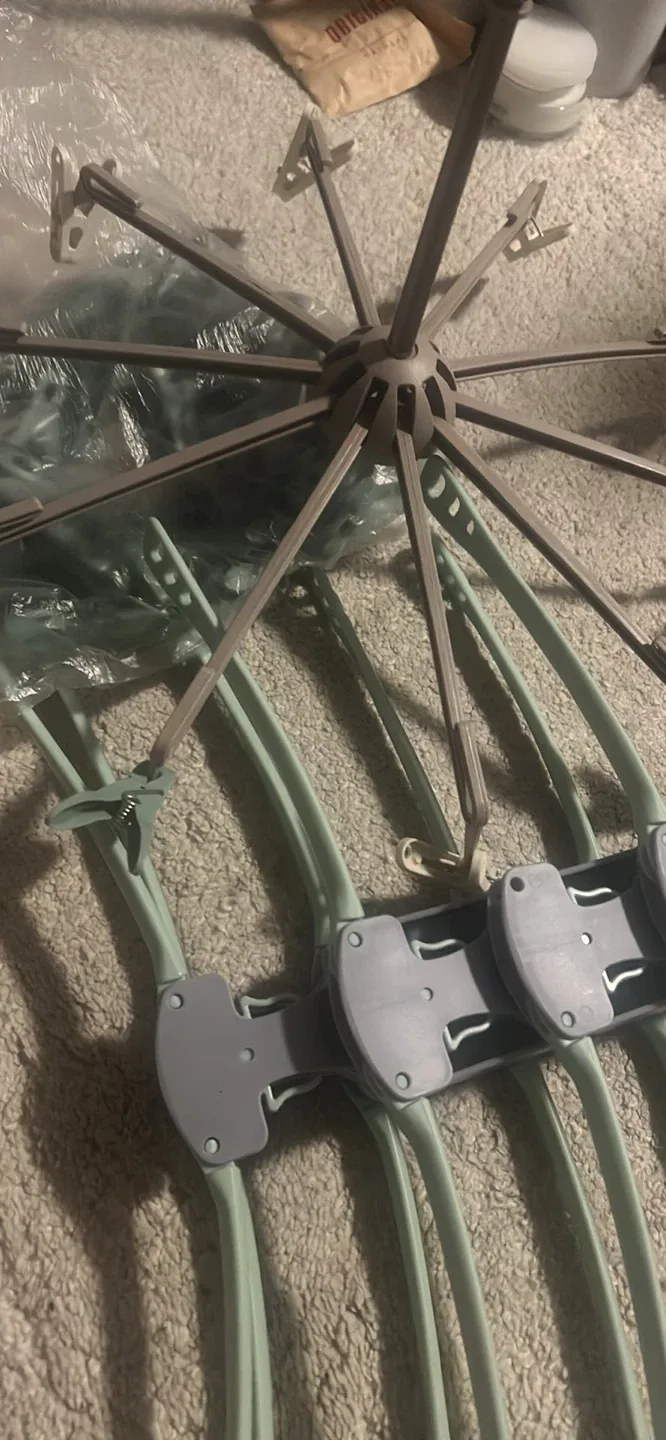 Collapsible Laundry Hanger with Clips