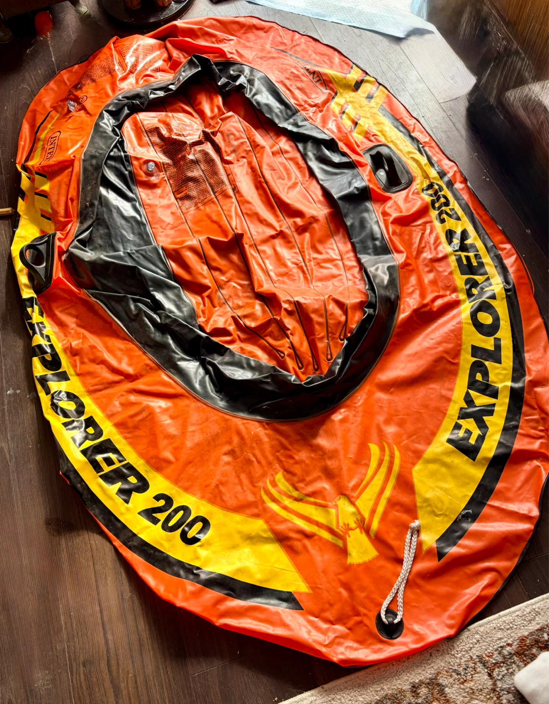 2 Intex Explorer 200 Inflatable Boat