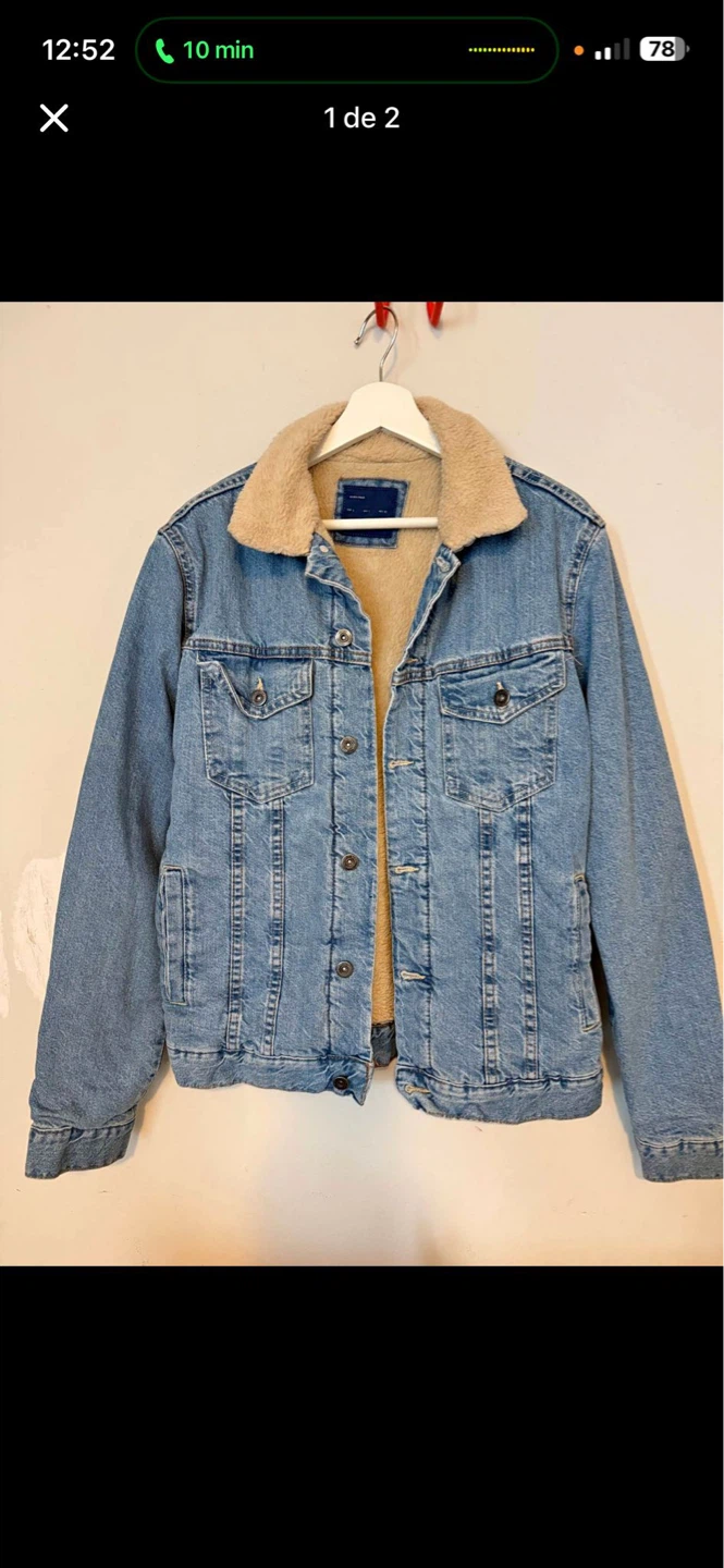 Men's Sherpa Lined Denim Jacket