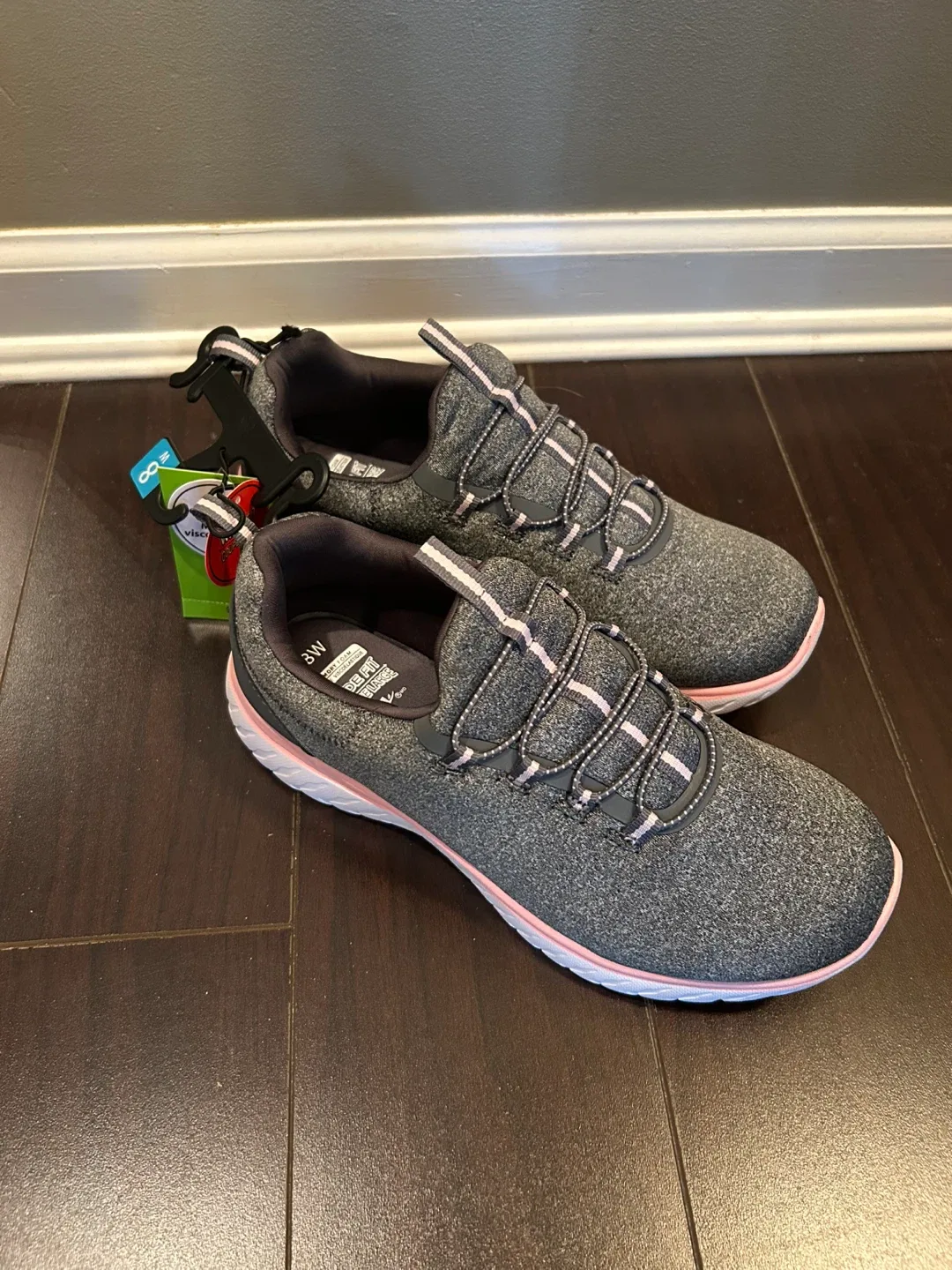 Athletic Works Women's Gray Sneakers Size 8W