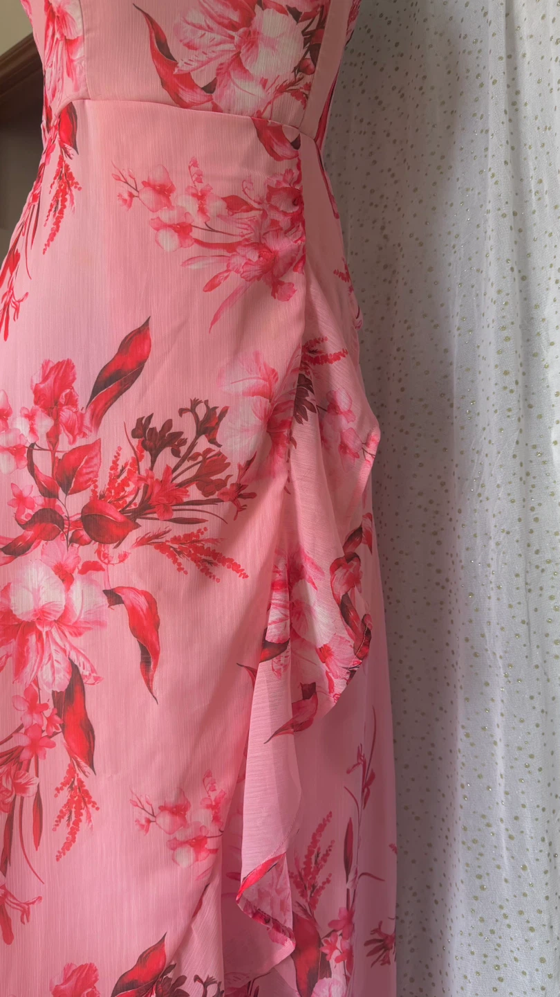 Pink Floral Fancy Maxi Dress - photo 4