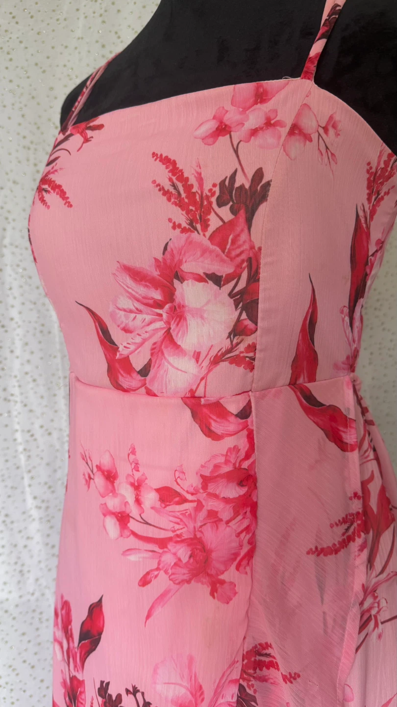 Pink Floral Fancy Maxi Dress - photo 5