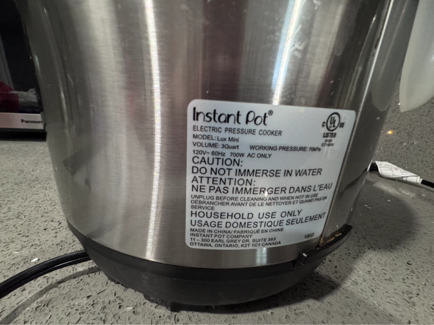 Instant Pot Lux Mini 3 Quart Electric Pressure Cooker - photo 3