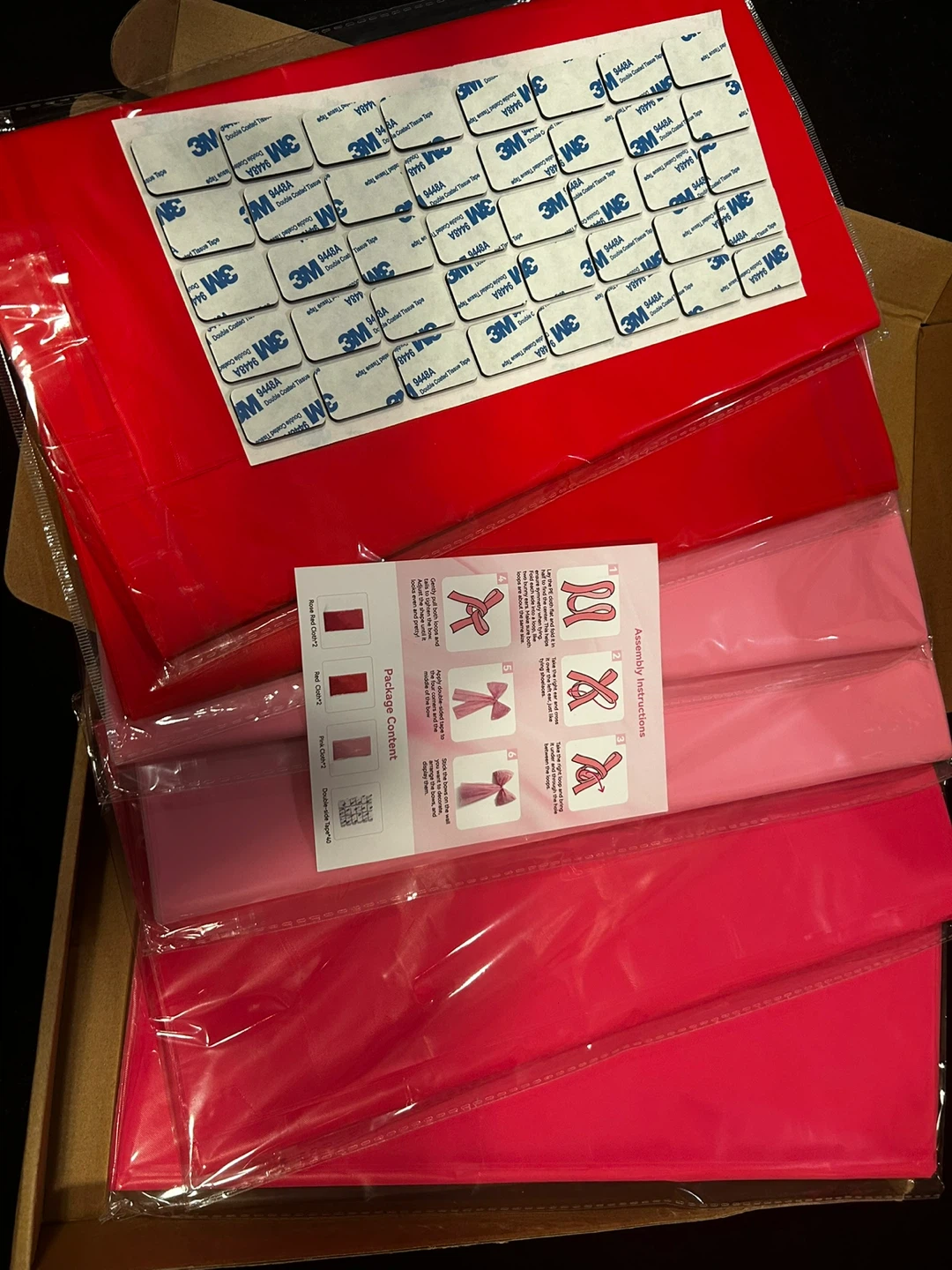 DIY Decorative Bows Kit - Red & Pink - photo 4