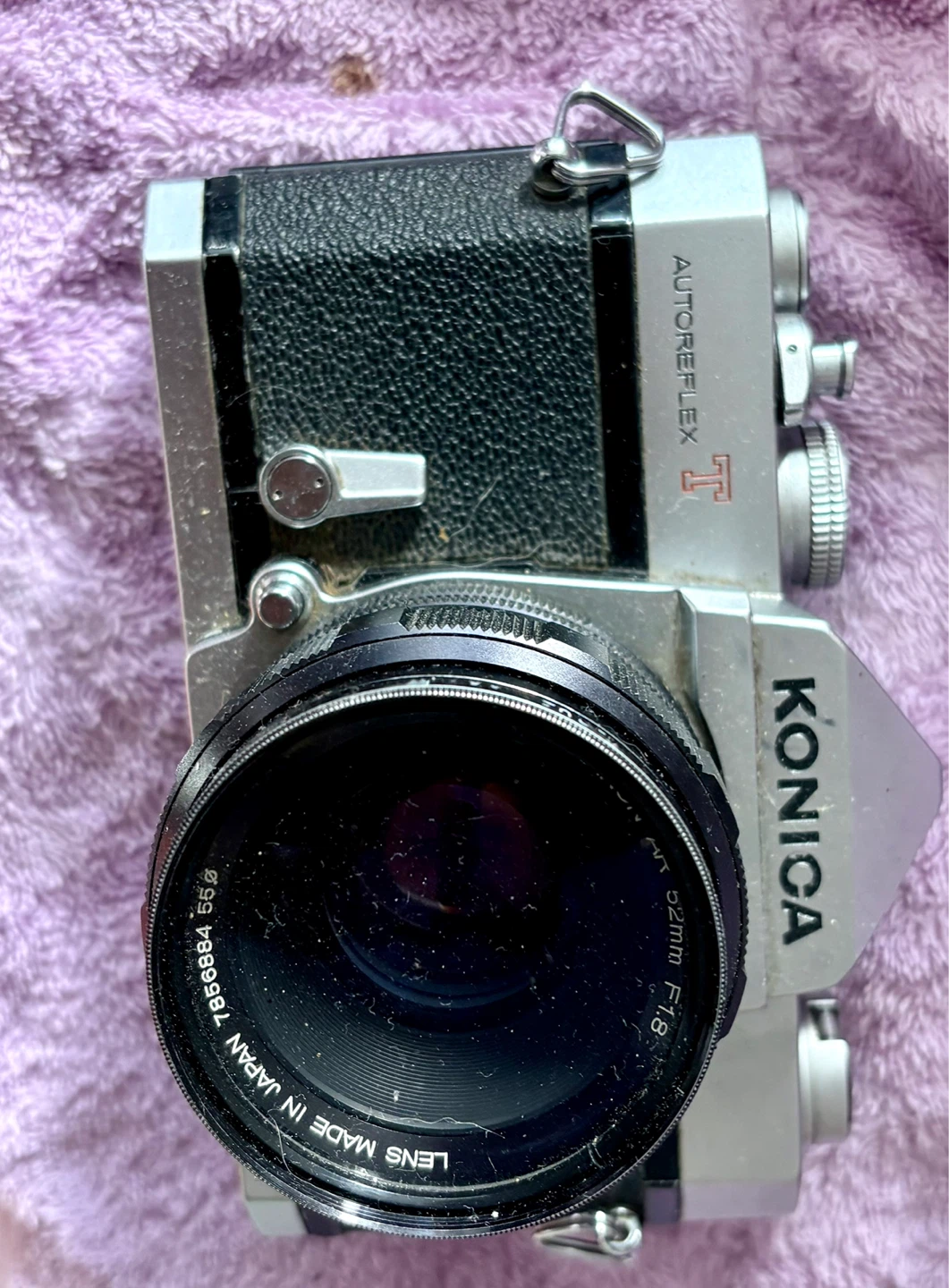 Konica Autoreflex T 35mm SLR Camera with 52mm F/1.8 Lens