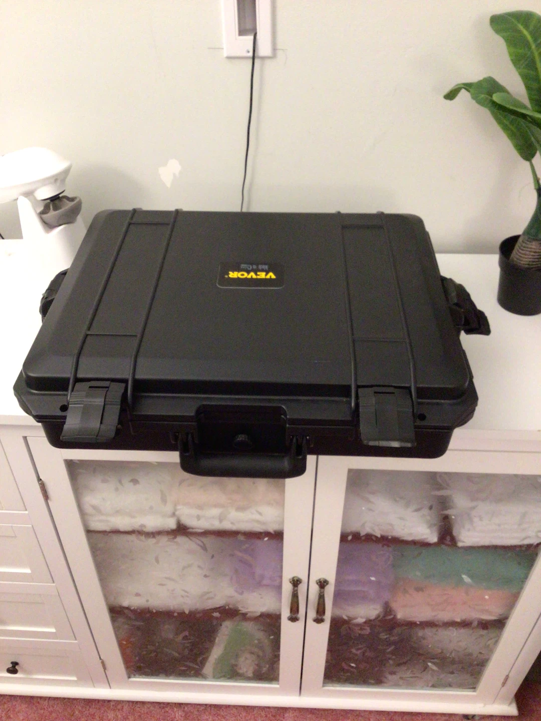 VEVOR Black Hard Case with Foam
