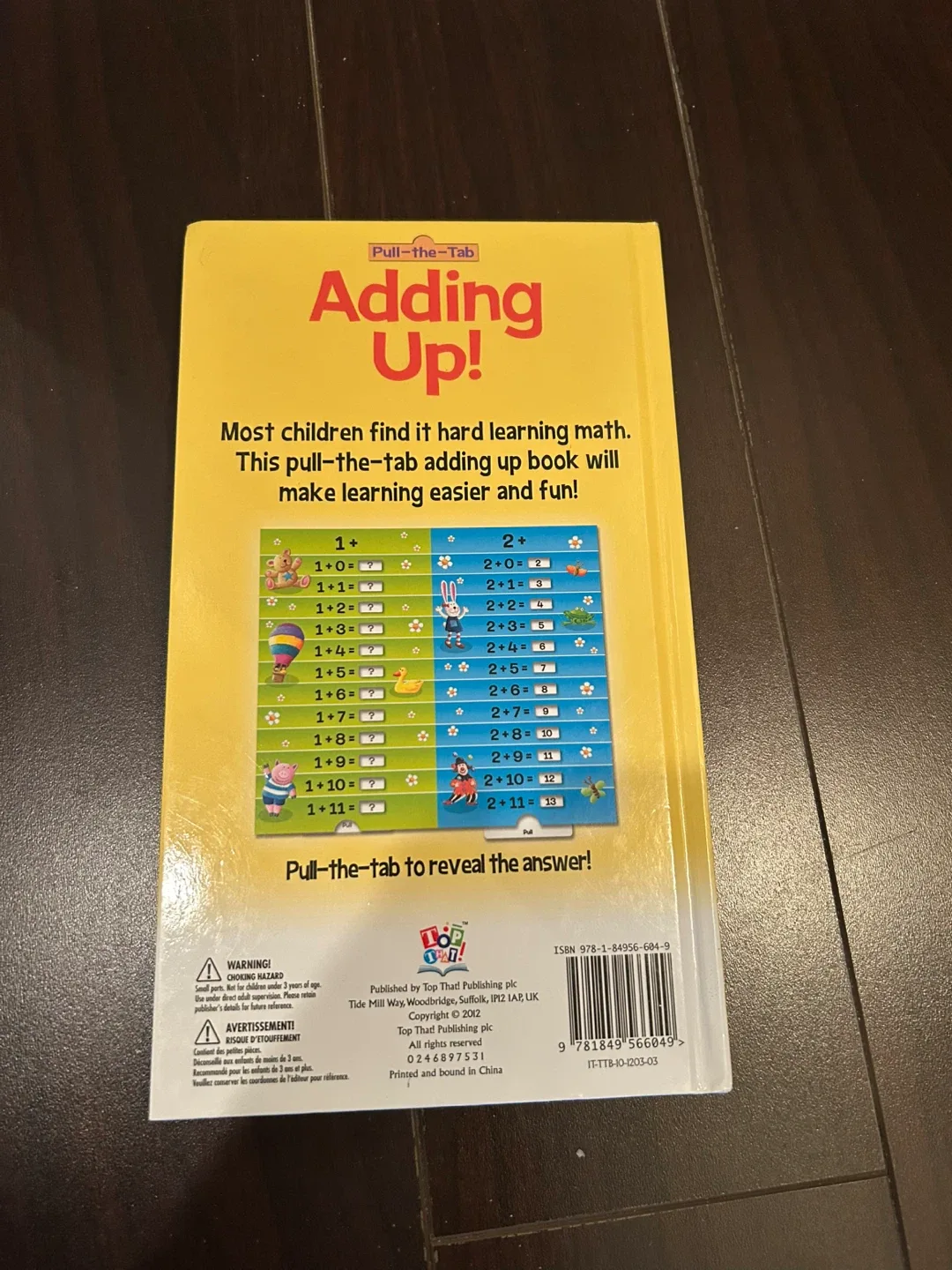 Top That Publishing Pull-the-Tab Adding Up! Book - photo 2