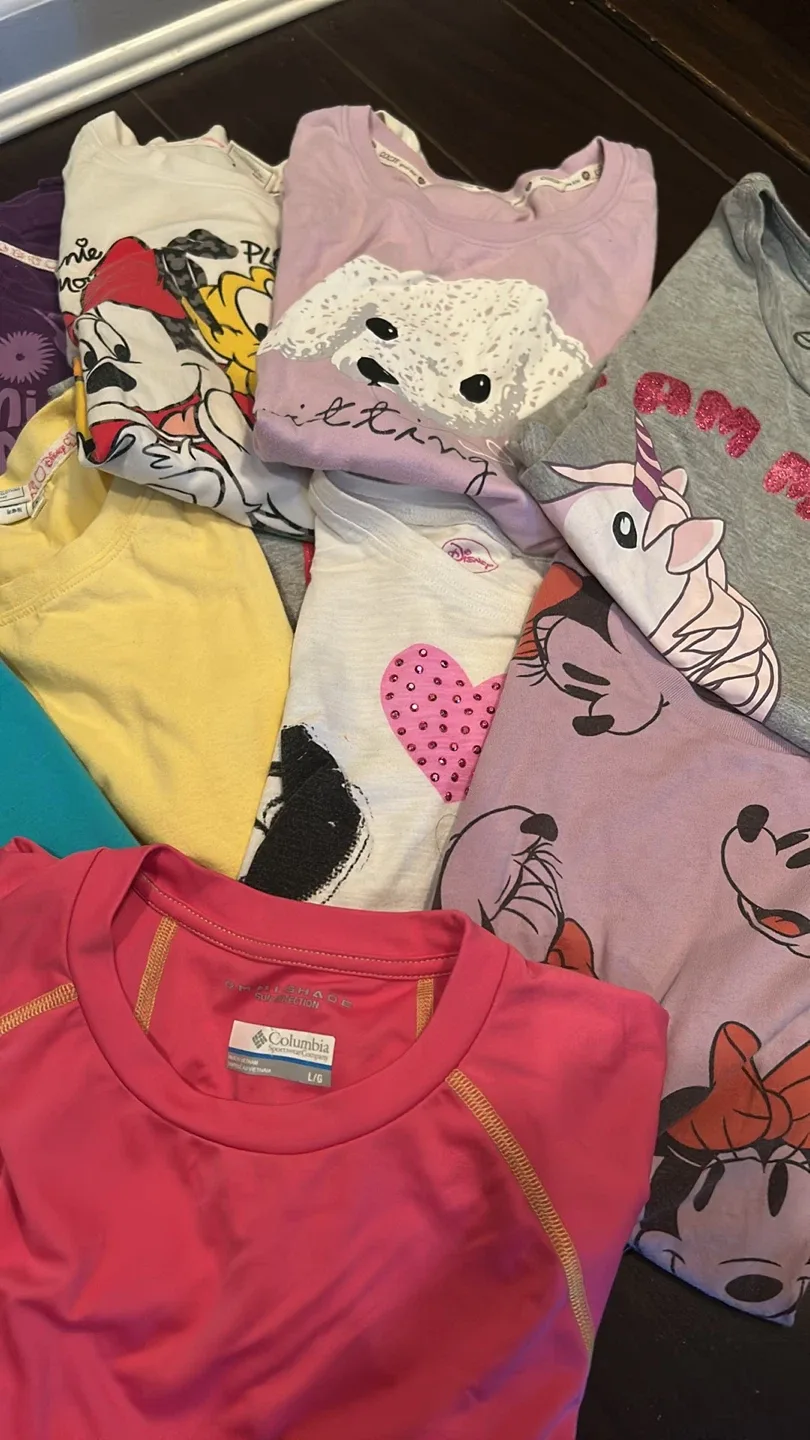 Kids' T-Shirts Bundle - Various Characters & Columbia