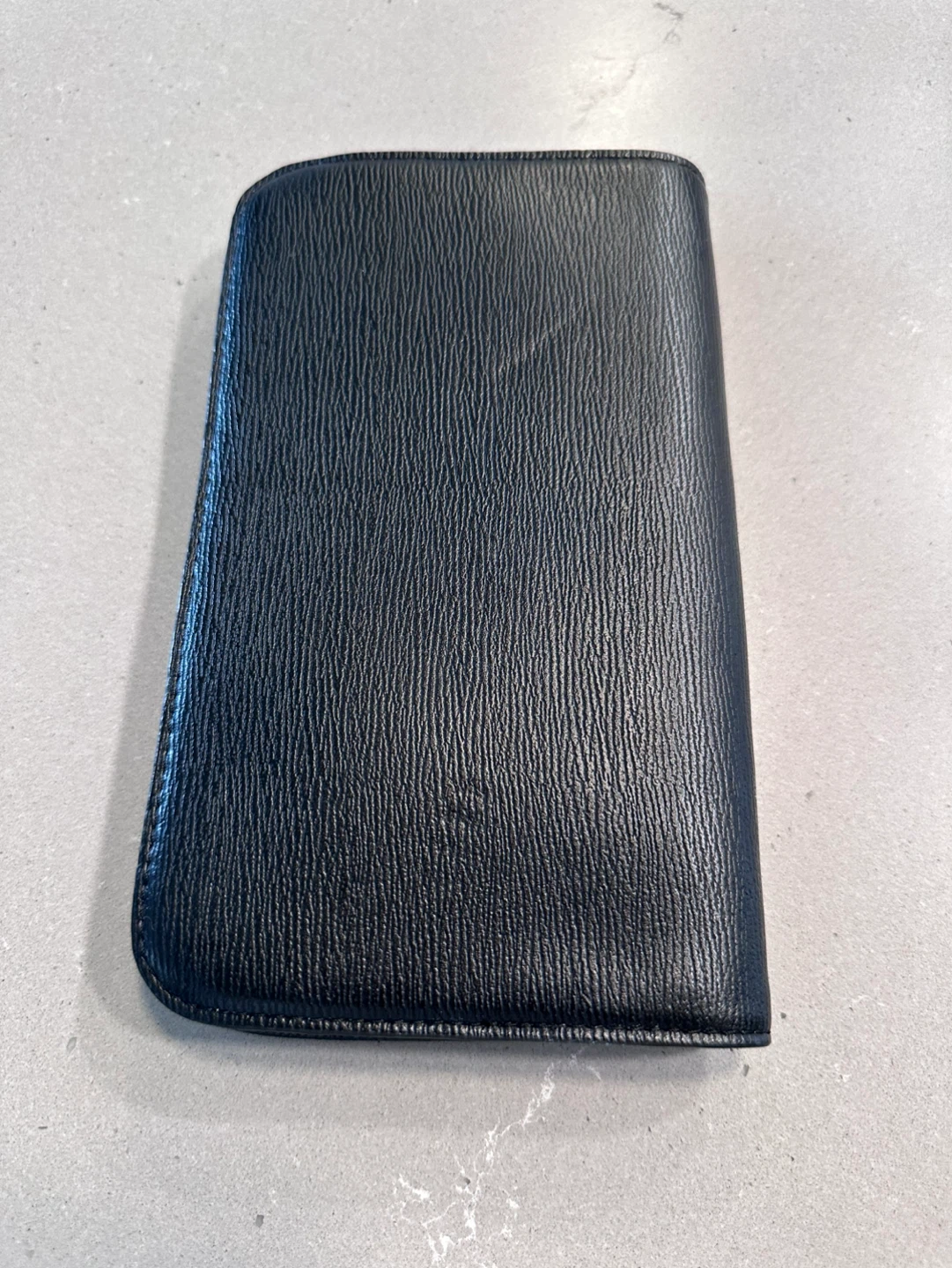 ALDO Black Faux Leather Zip Around Wallet - photo 3
