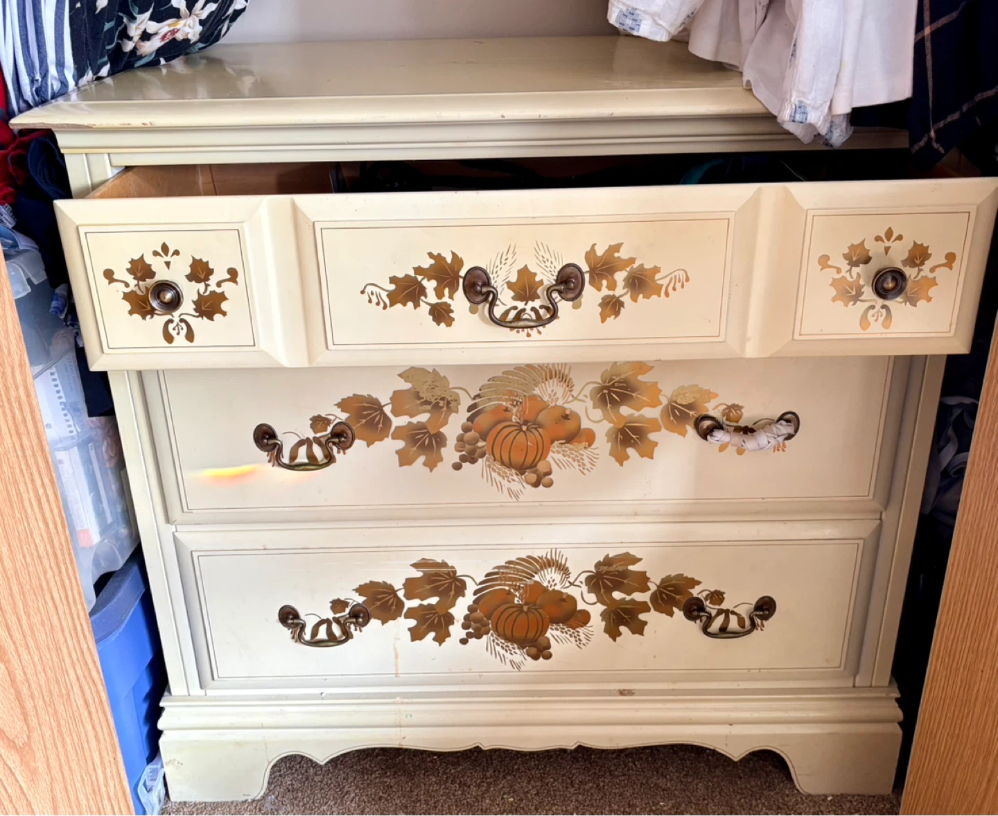 2 French Provincial designed dressers
