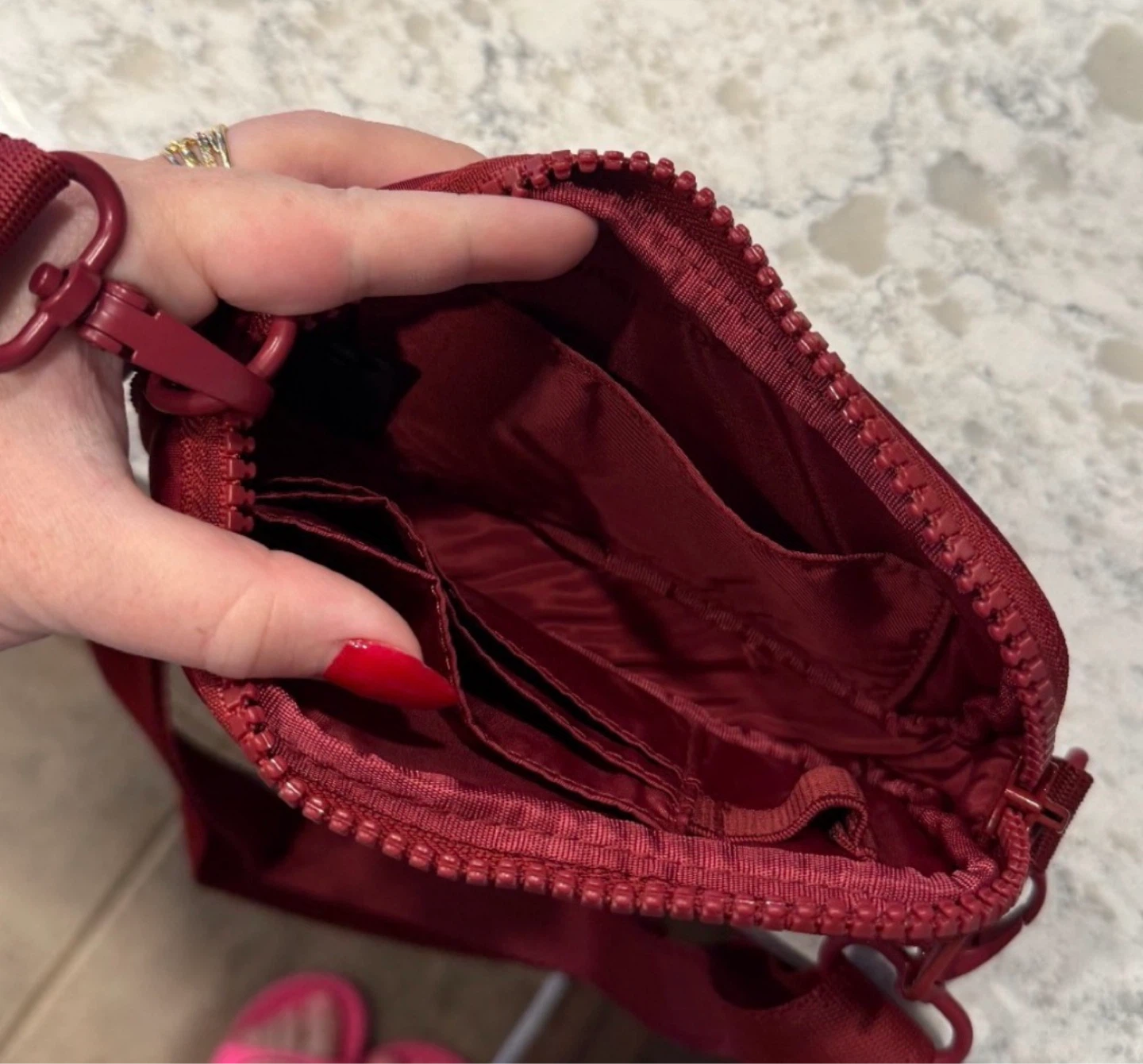 Sephora Dagne Dover Red Crossbody Bag - photo 2