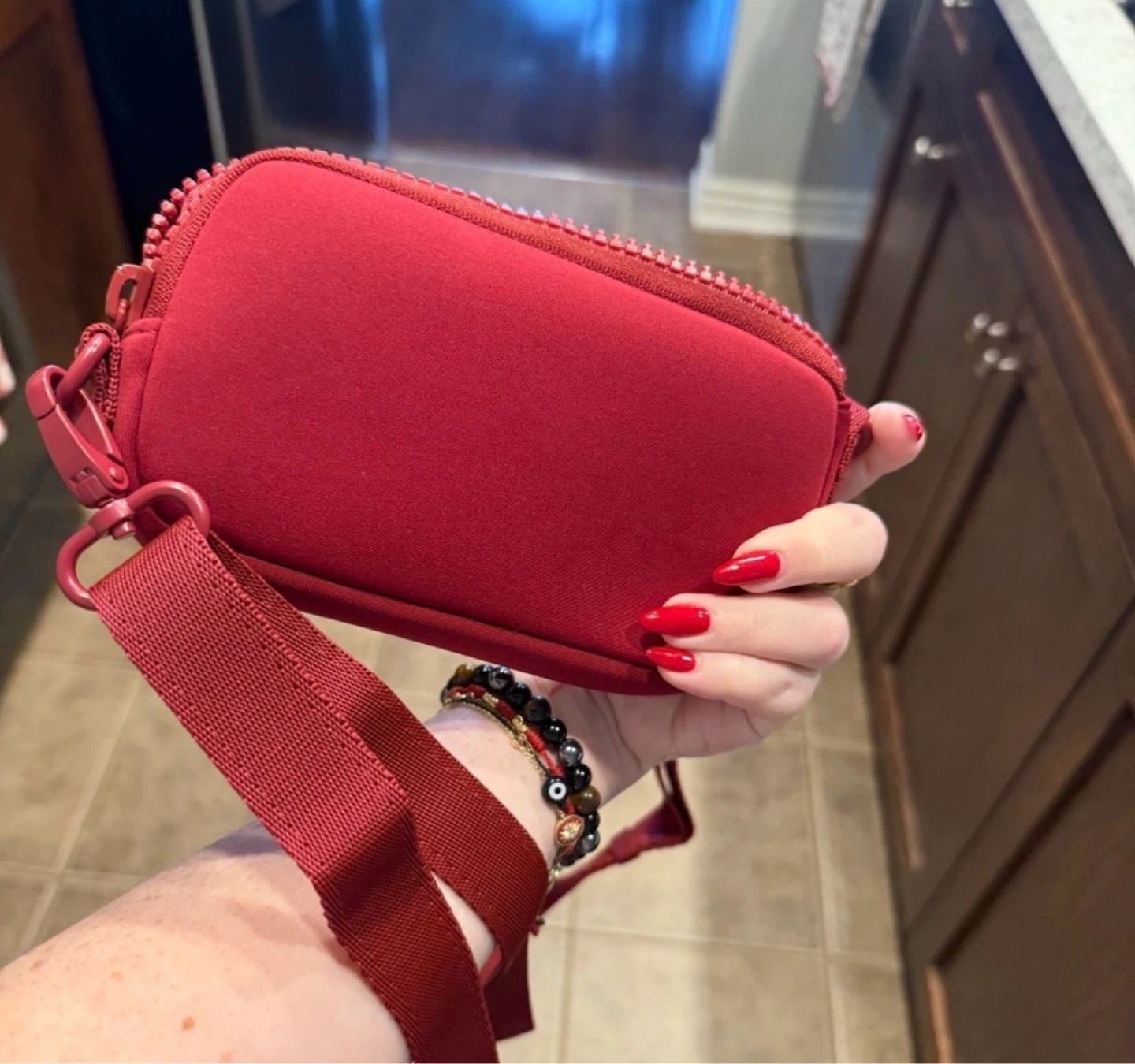 Sephora Dagne Dover Red Crossbody Bag - photo 3