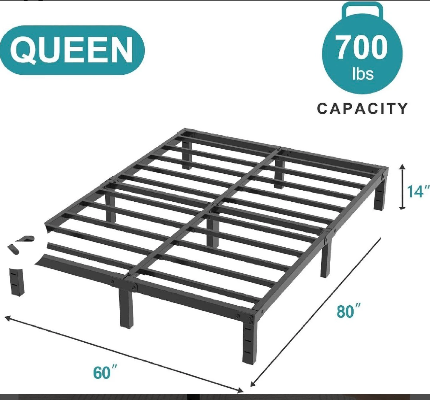 Queen Size Bed Frame - photo 2
