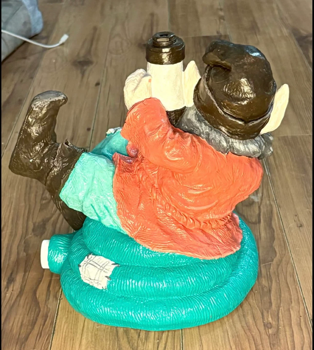 Garden Gnome Statue with hose attachment - photo 2