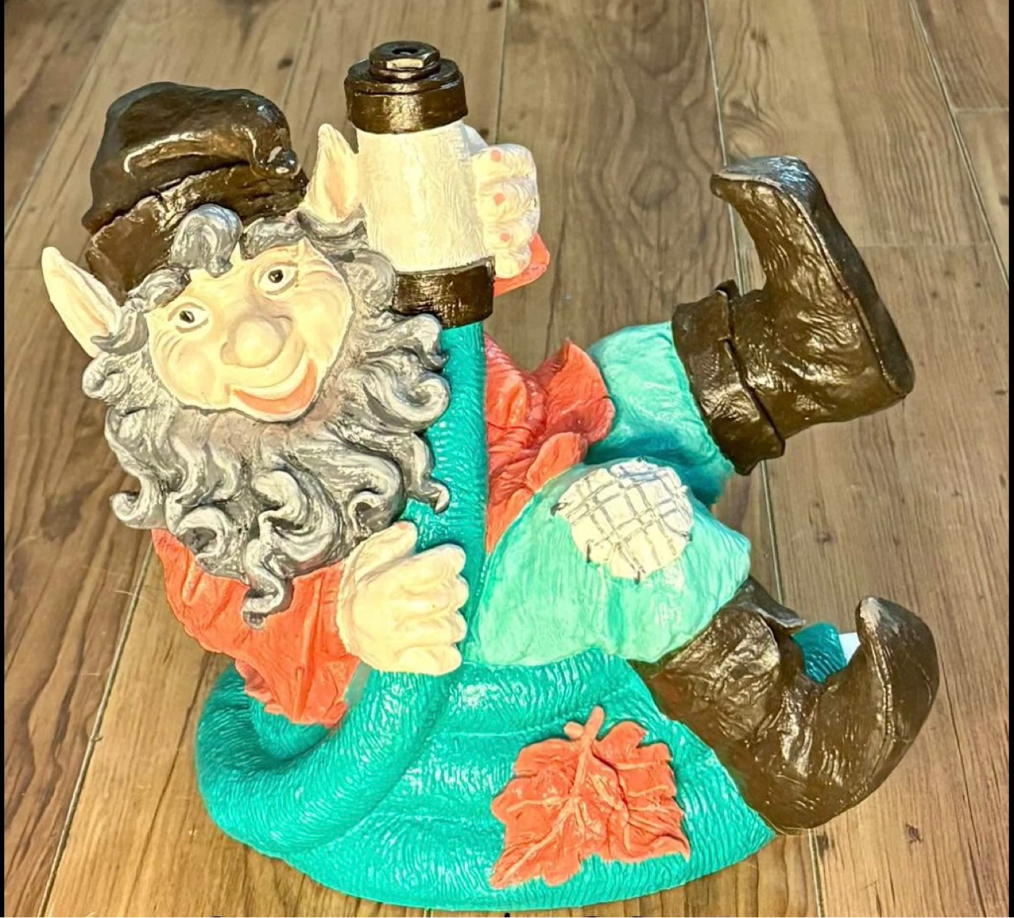 Garden Gnome Statue with hose attachment