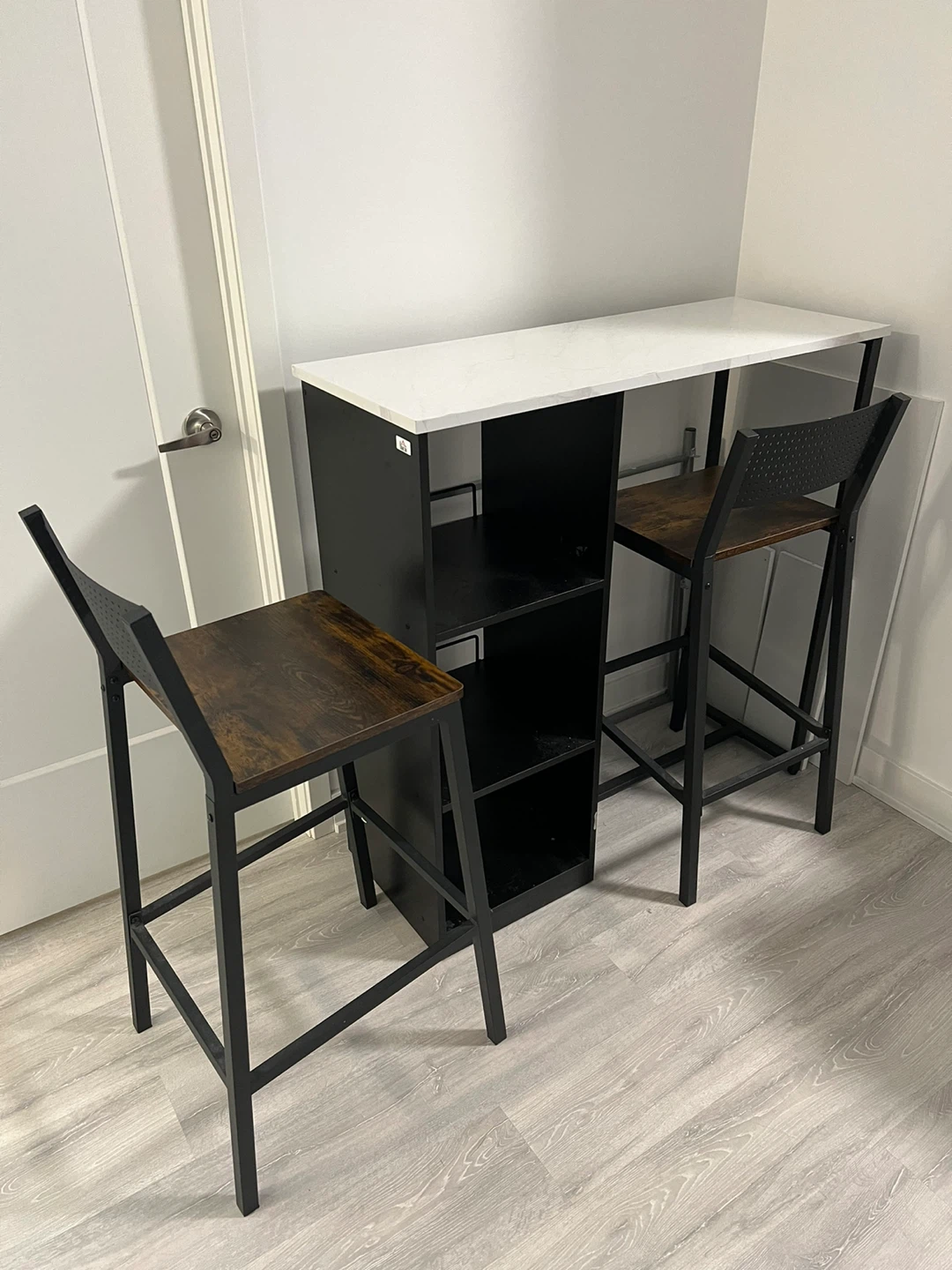 VASAGLE Breakfast Kitchen Bar Stool Set of 2 - photo 2