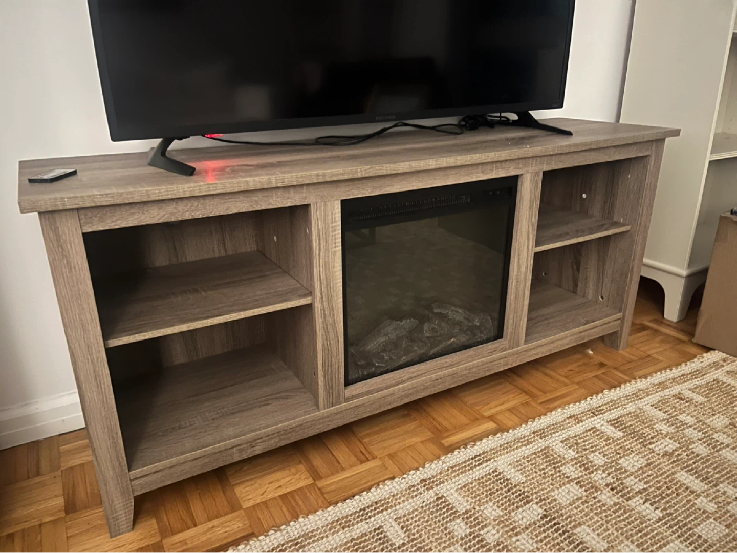 TV Stand with Electric Fireplace - photo 3