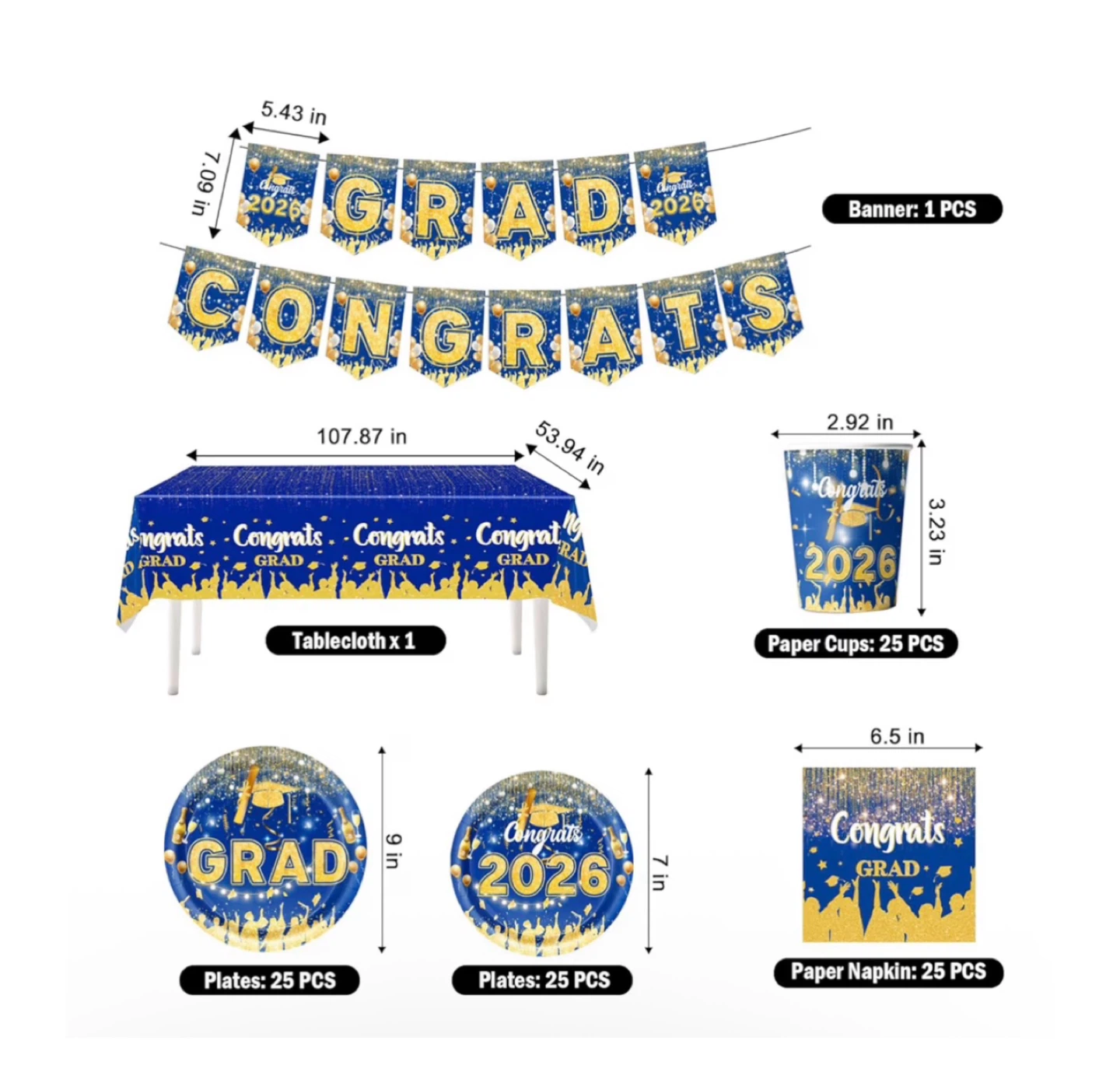 Brand new Party Supplies for Graduation Decorations 2026 - photo 3