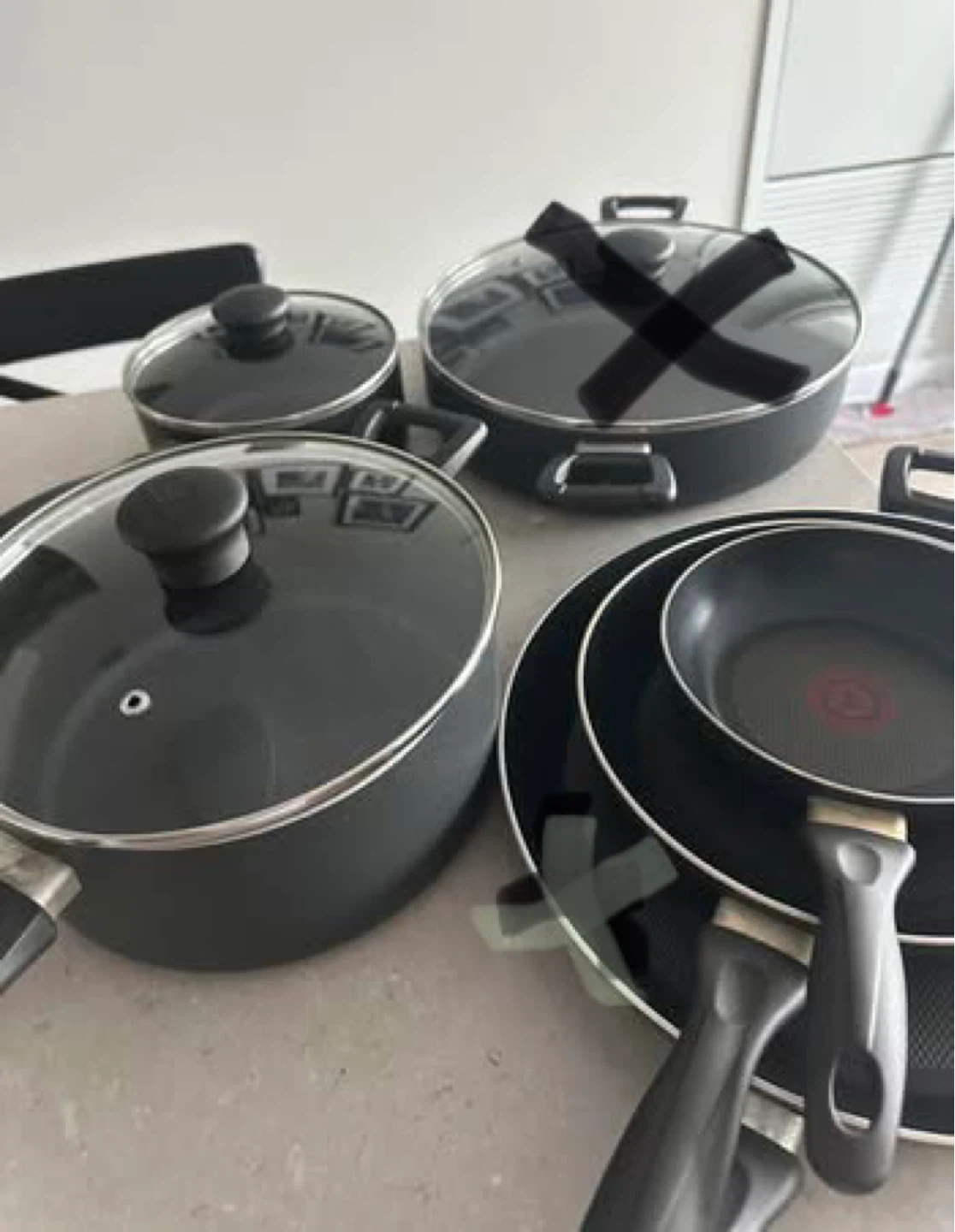 T-fal Non-stick Cookware with Lids