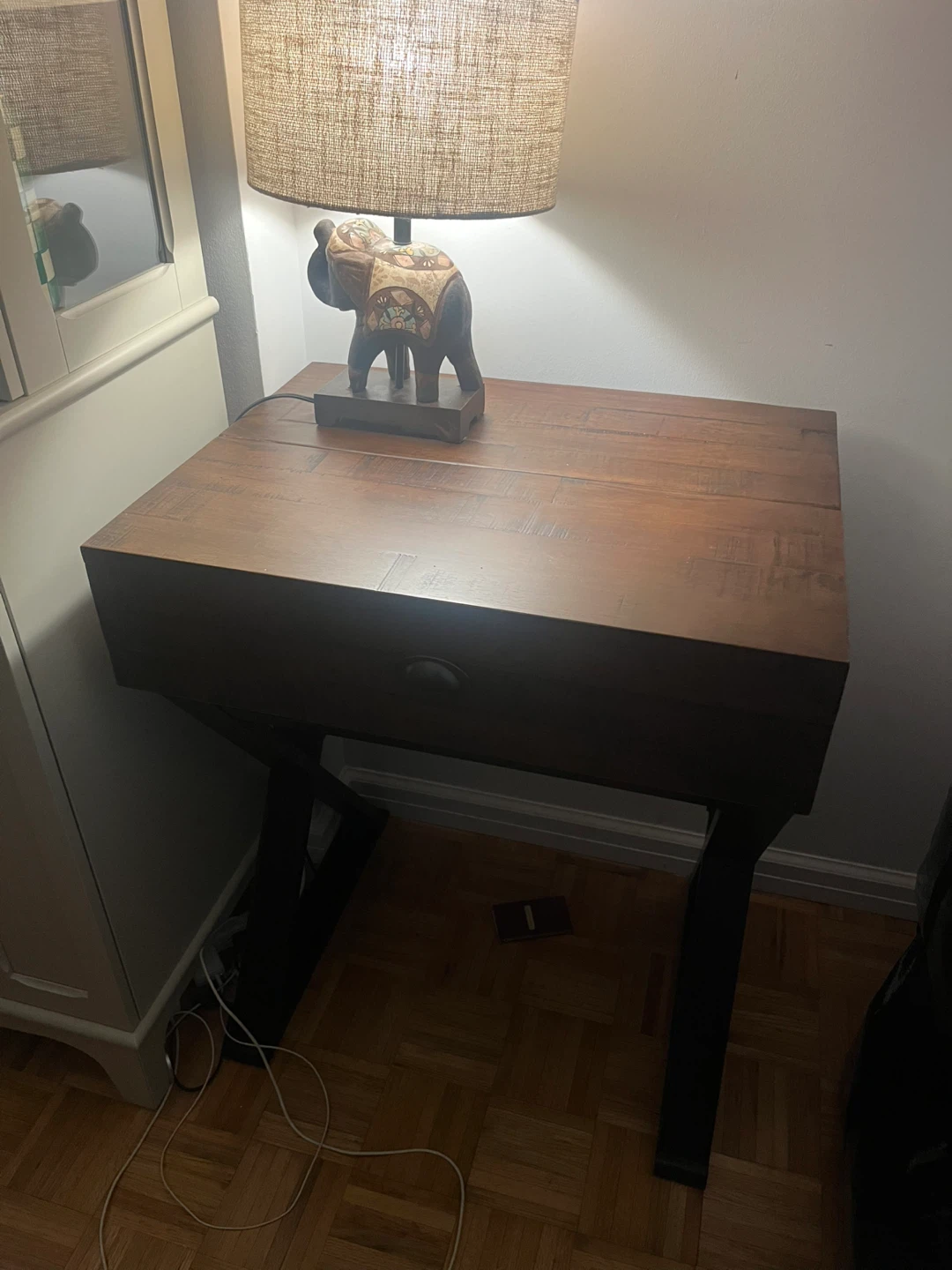 Vintage Drop-Front Secretary Desk