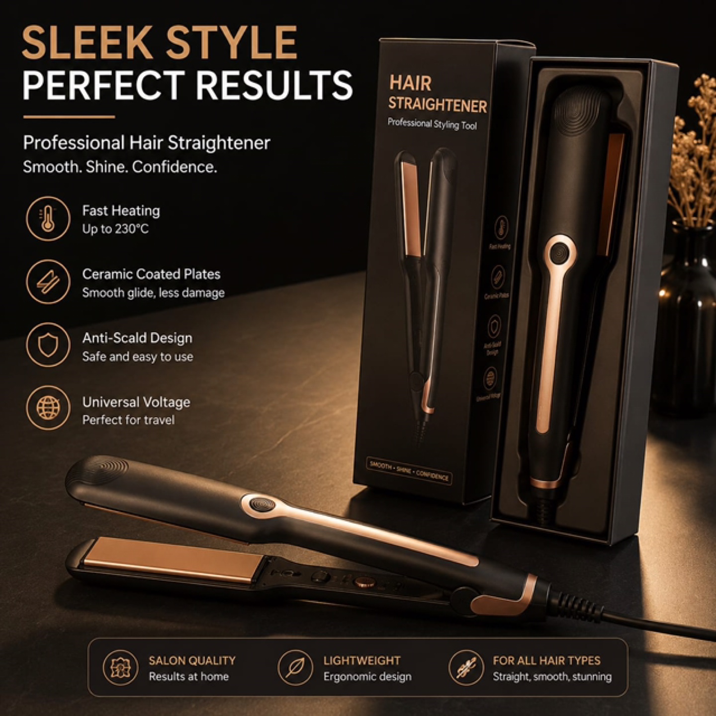 Professional Hair Straightener