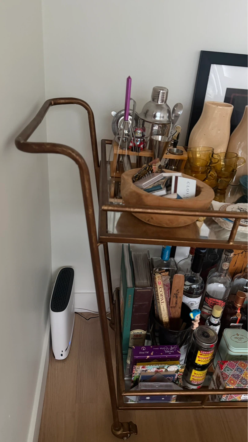 Bronze Metal Bar Cart - photo 2