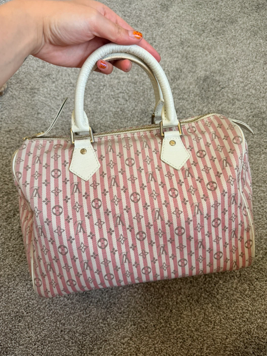 Louis Vuitton Mini Lin Speedy 30
