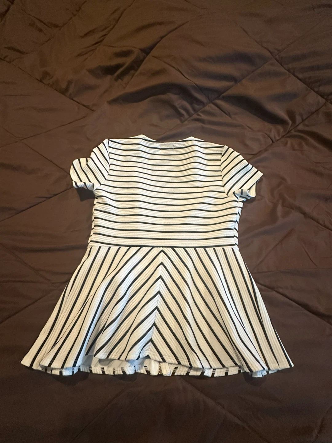 Women's Striped Peplum Top - photo 3