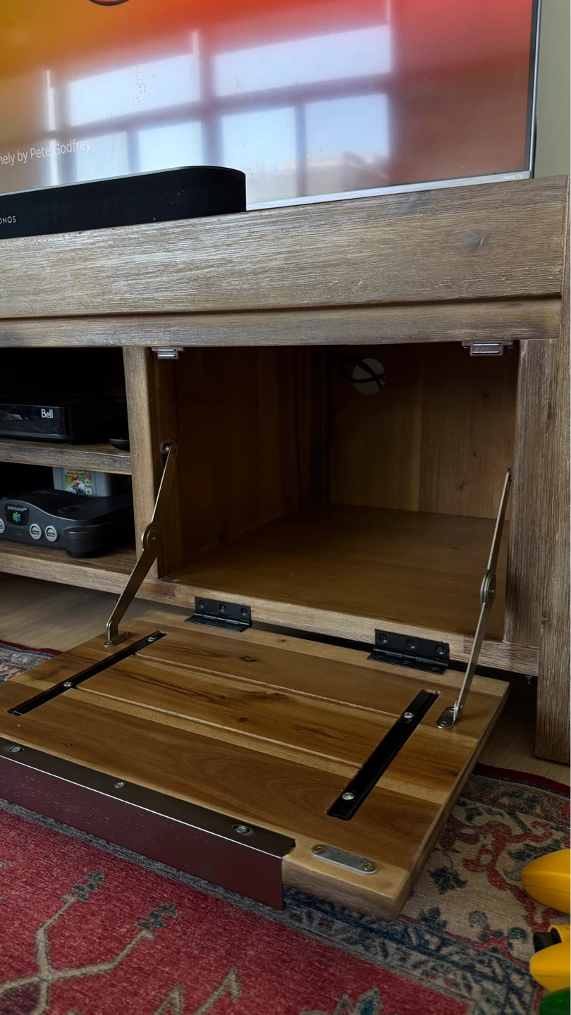 Wooden Media Console - photo 5