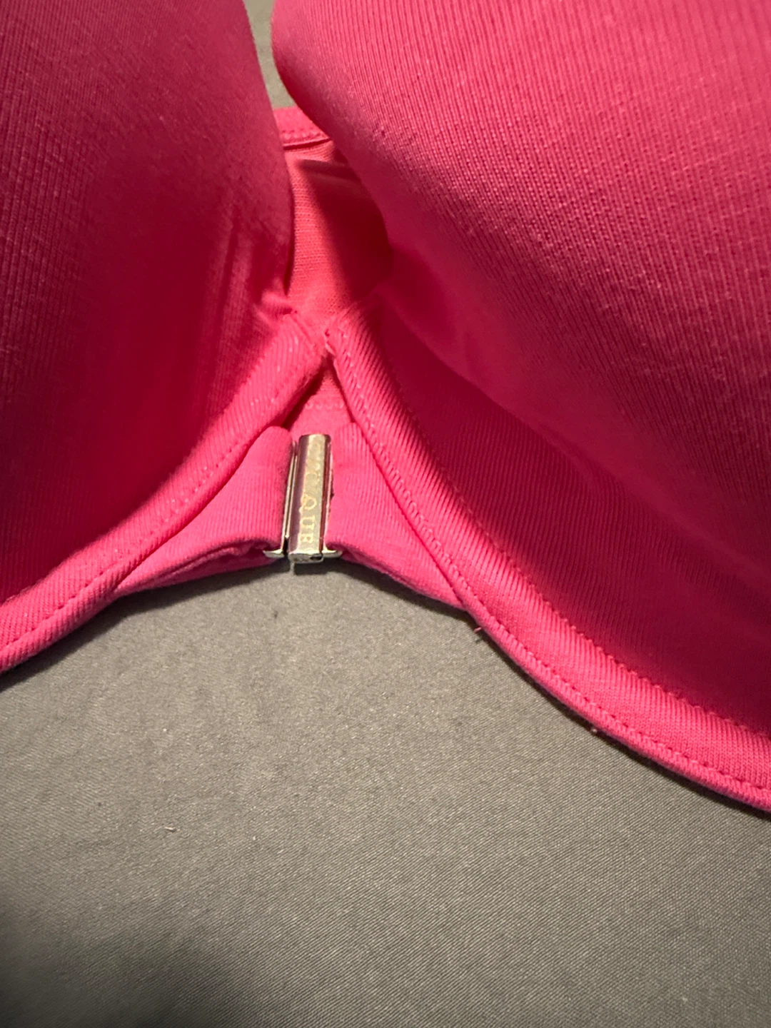 Pink Full Figure Lace Trim Bra 42DDD - photo 4