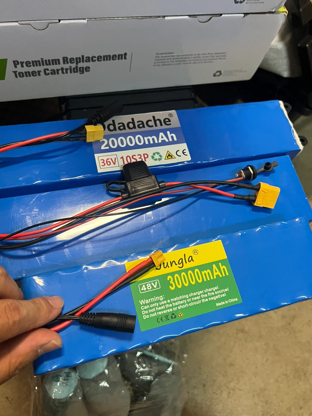 Dadache 36V 20000mAh & Jungla 48V 30000mAh Batteries