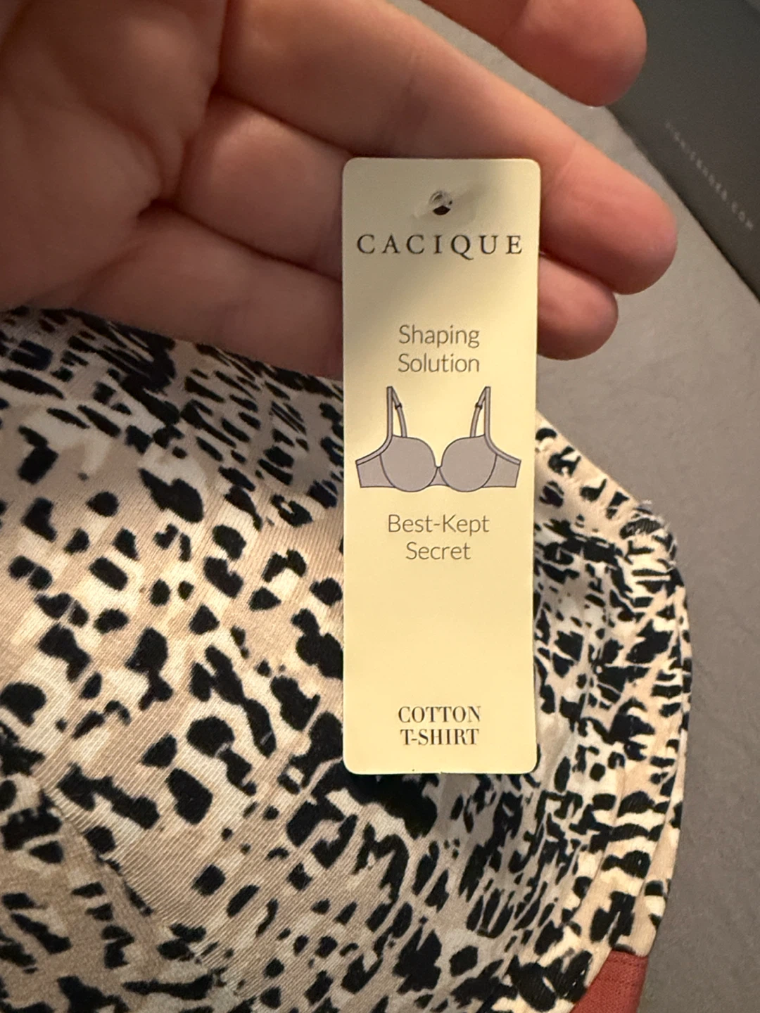 Cacique 40F Shaping Solution Cotton T-Shirt Bra - photo 2