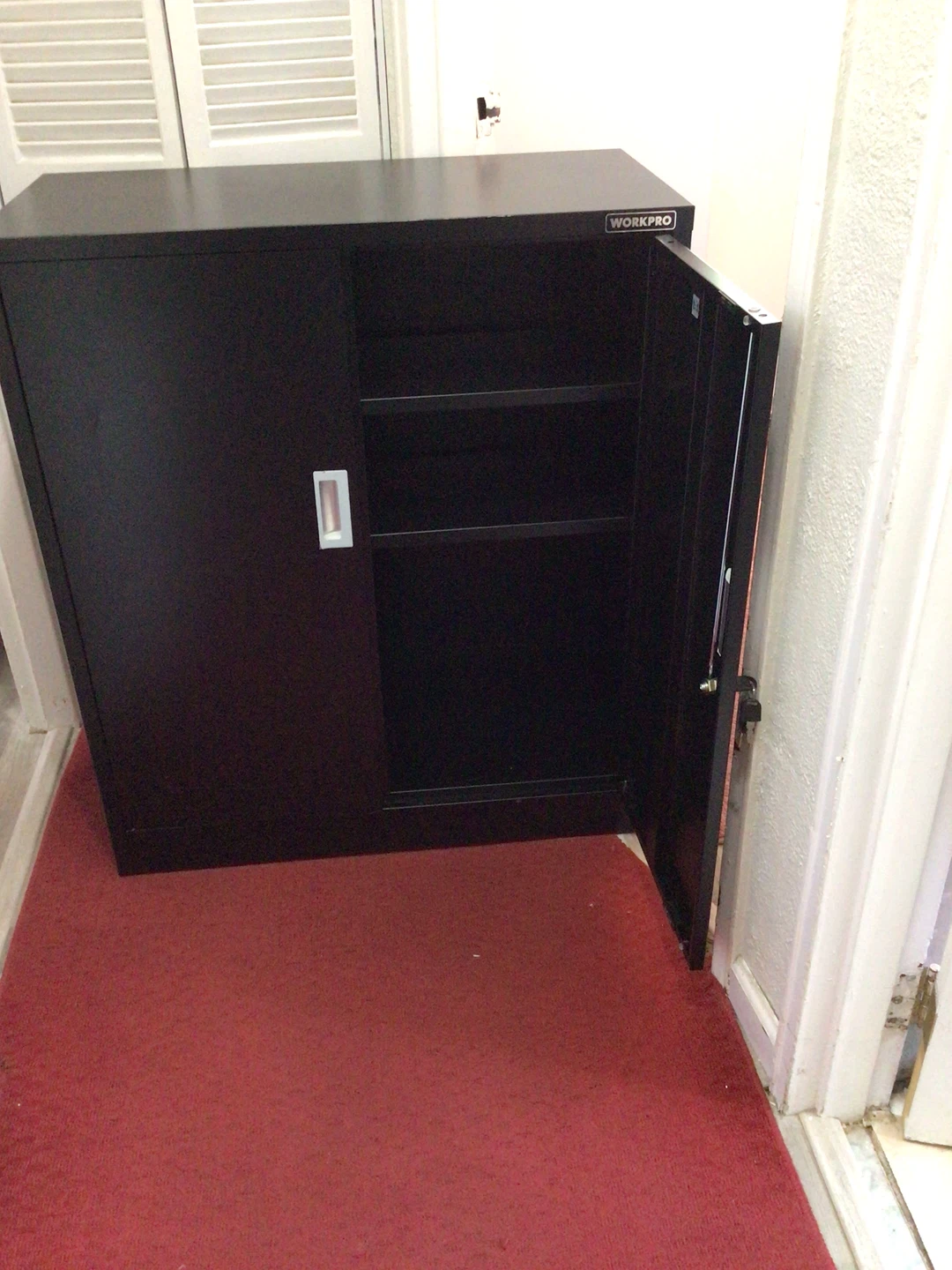 WORKPRO Black Metal Storage Cabinet