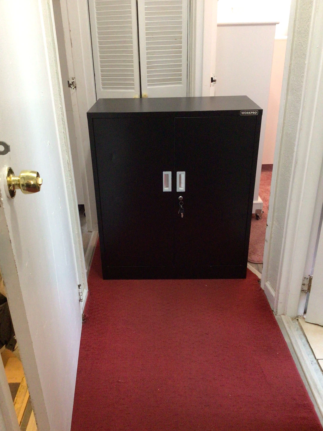 WORKPRO Black Metal Storage Cabinet - photo 3