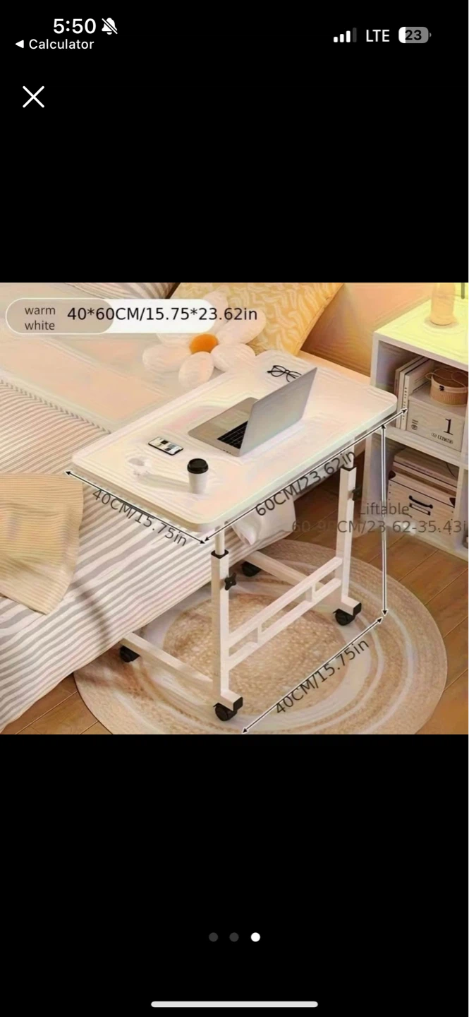 Adjustable Bedside Laptop Table