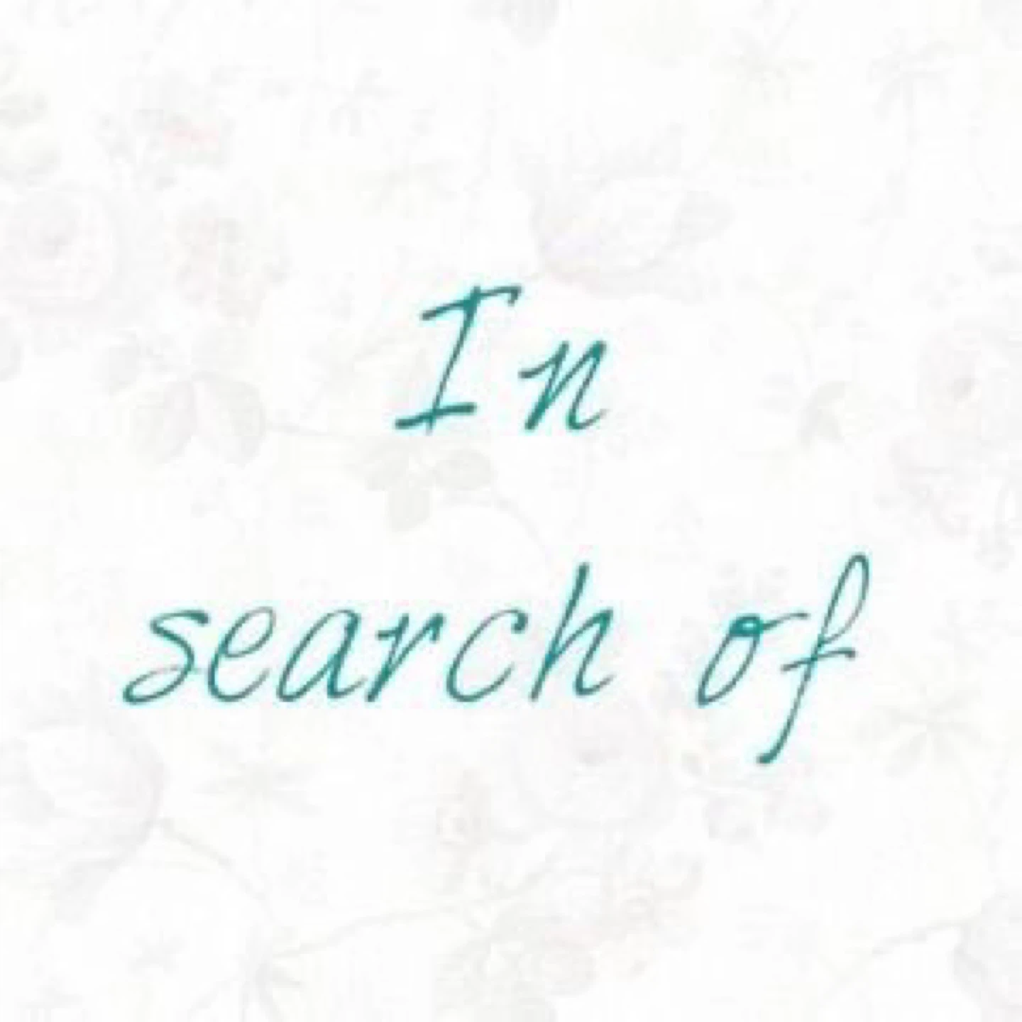 In search of: books 📚