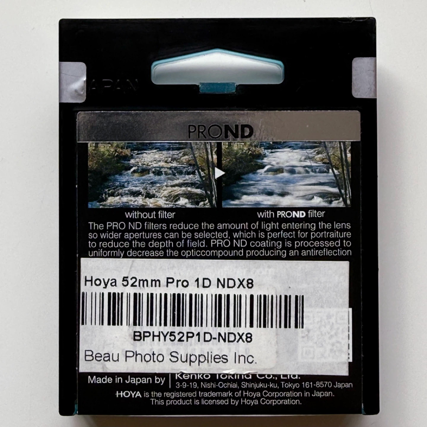 Hoya 52mm Pro 1D NDX8 ND Filter - photo 2