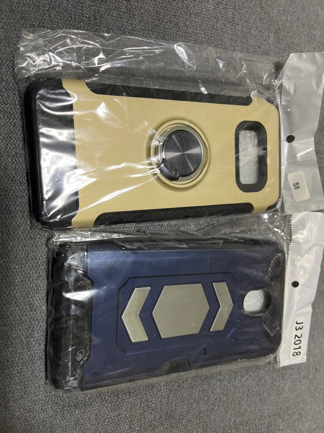 Phone Case Lot - Blue and Gold