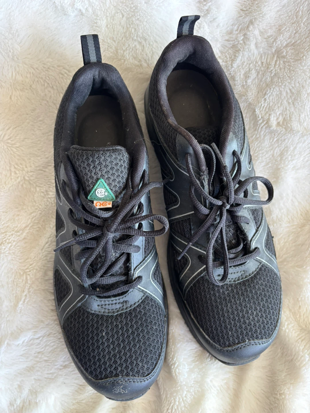 Dexter Black  Steel toe Shoes - Size 10.5