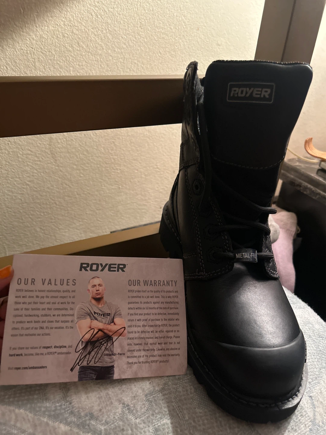 ROVER Black Metal-Free Work Boots - photo 2