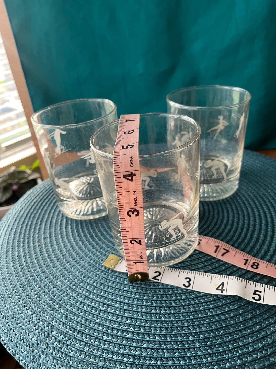 Vintage Winter Olympic Lowball Glasses, set of three - photo 4
