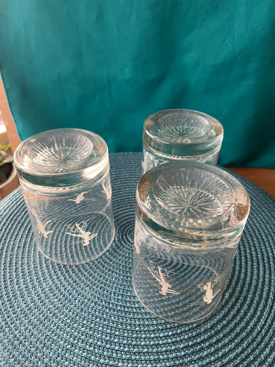 Vintage Winter Olympic Lowball Glasses, set of three - photo 3