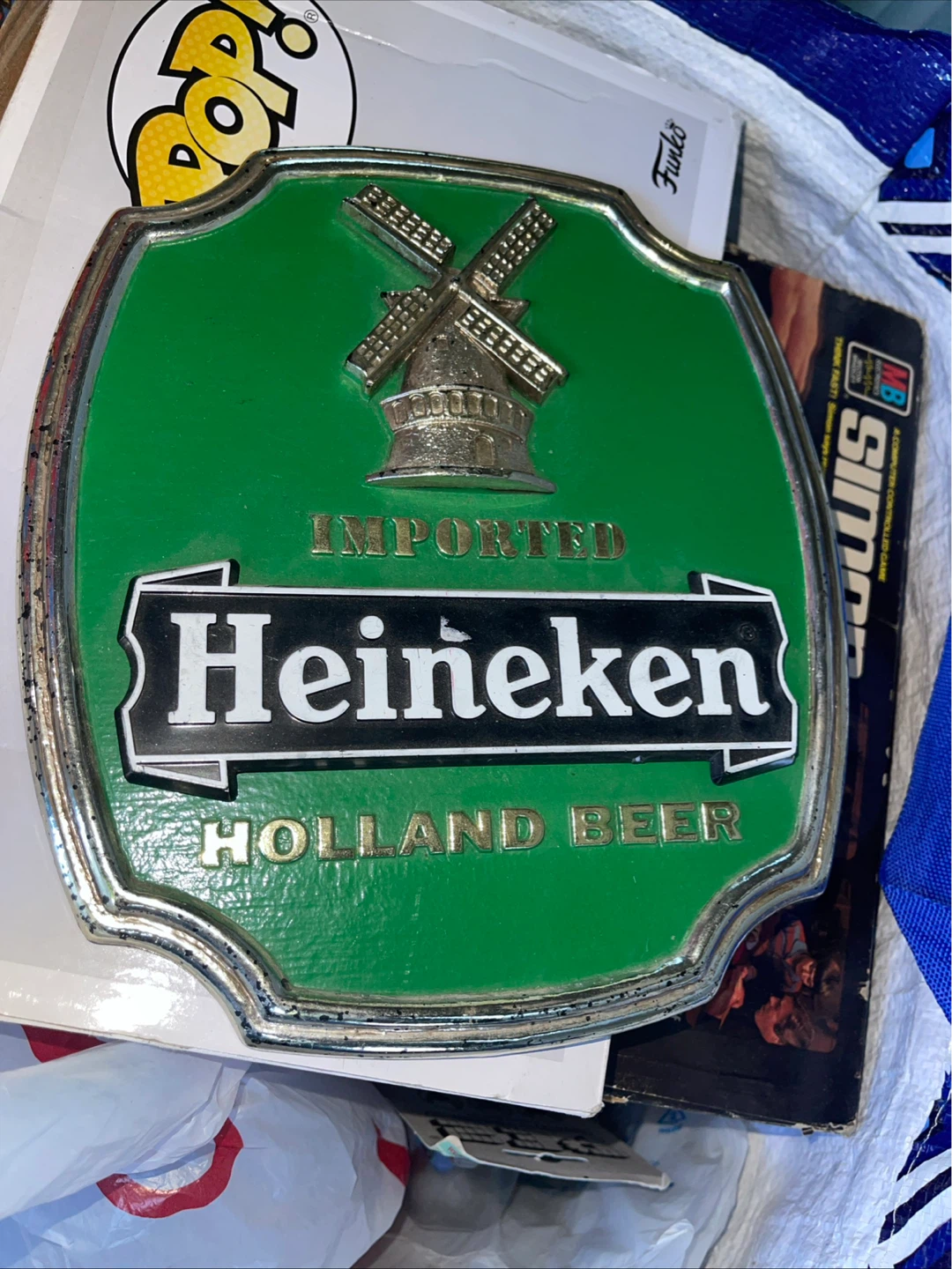 Heineken Holland Beer Sign with Windmill