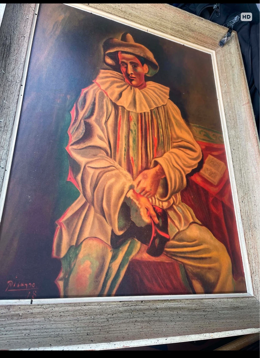 Vintage Clown Painting Picasso